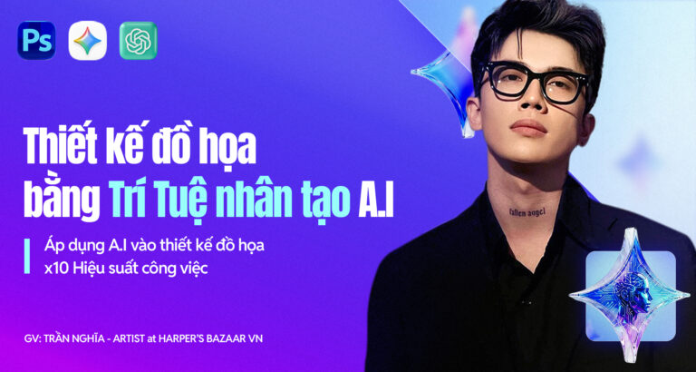 Combo: Ứng dụng AI và Tư Duy Thiết Kế